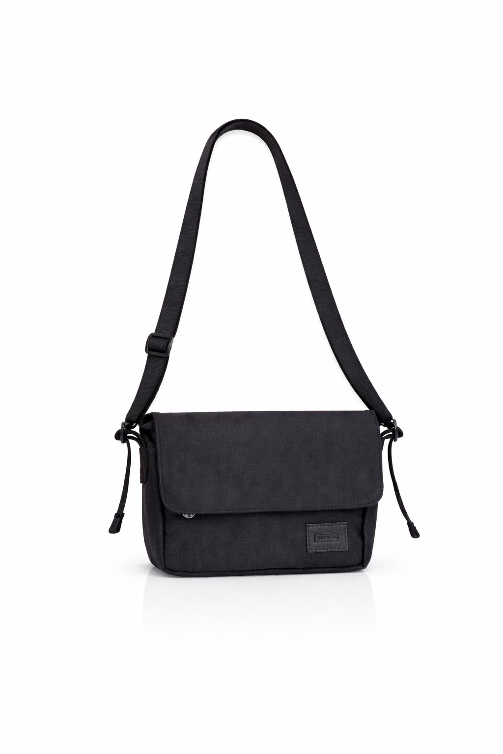 Z Compact Sling - Carbon Black Multipurpose Unisex Tote Bag for Daily Carry, Travel, Storage and Everyday Essentials with Durable Design