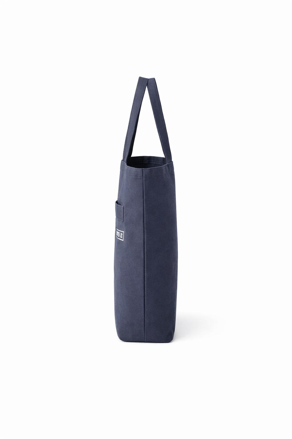 Z Front Pocket Tote - Slate Gray Multipurpose Unisex Tote Bag for Daily Carry, Travel, Shopping, Storage and Everyday Essentials with Durable Design