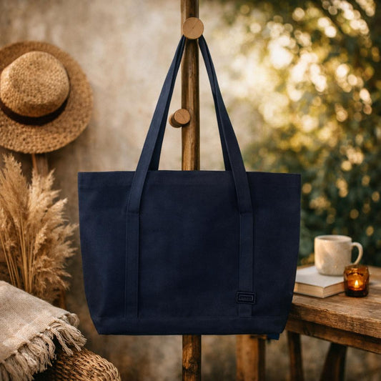 Z Carryall Tote - Jet Black Multipurpose Unisex Tote Bag for Daily Carry, Shopping, Travel, Storage and Everyday Essentials with Durable Design